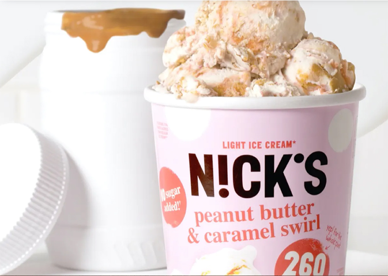 NICK'S Ice Cream with EPG Fat Replacer Tetramer